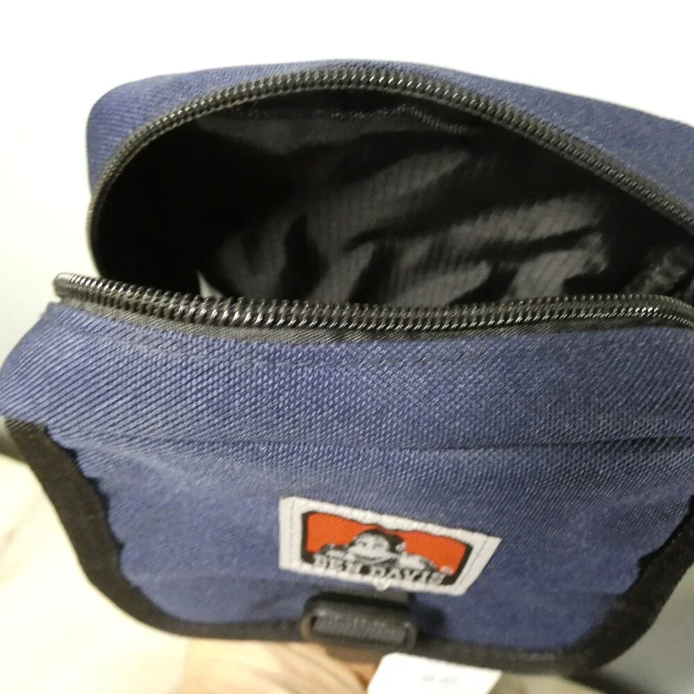 Ben Davis Waist, Shoulder Compartments Cross Body Bag Blue and Black